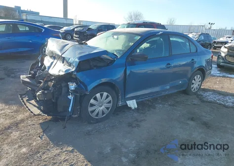 2015 Volkswagen Jetta 2.0L S z USA, uszkodzony, nr VIN 3VW2K7AJ1FM320062